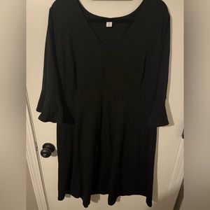 Old Navy 3/4 Ruffle Sleeve Dress 2X